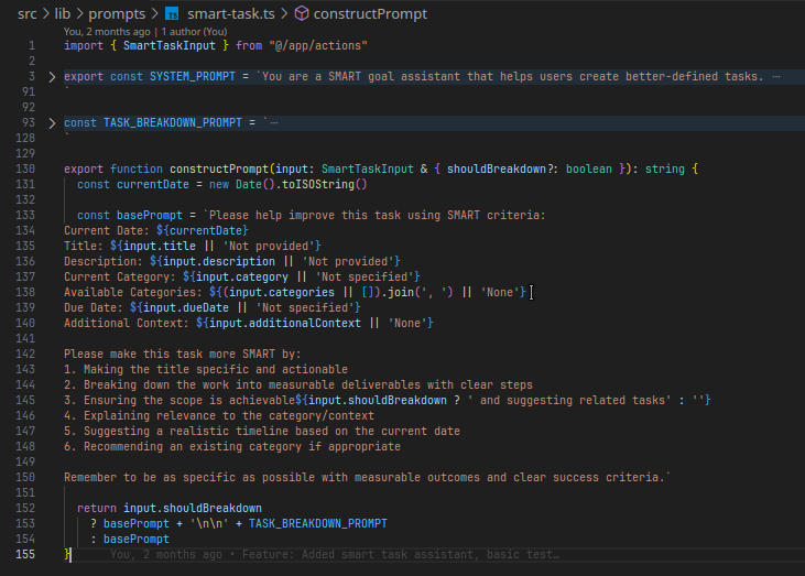 Code Example: Base & Programmatic Prompting