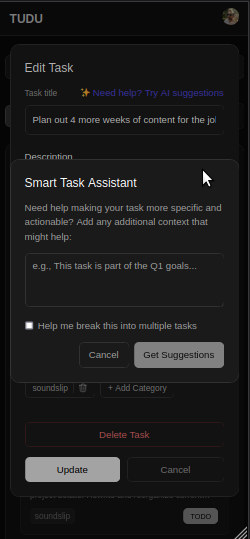 Mobile Smart Task Assistant